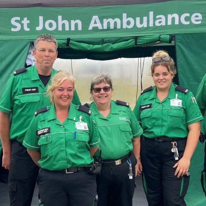 St John first aiders give thousands of hours of voluntary service in 2021