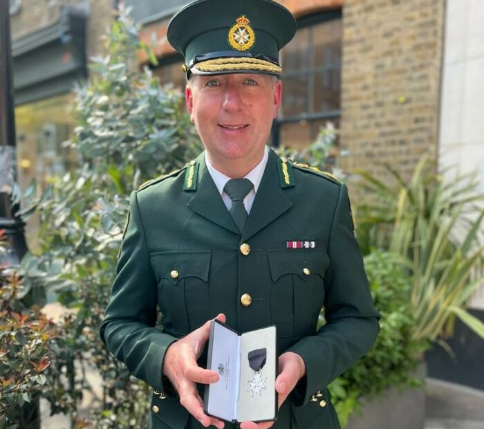 Ambulance CEO invested as Officer of the Order of St John